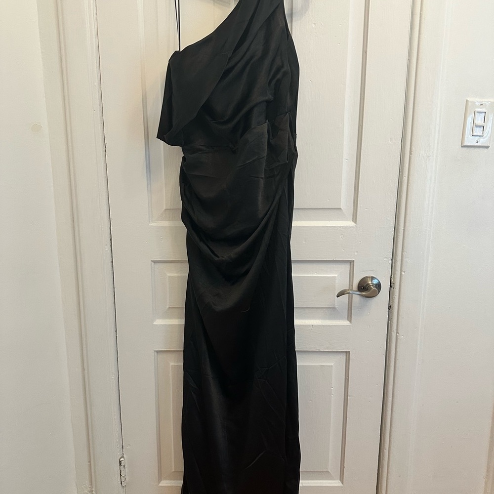 Meshki Black Asymmetrical Dress